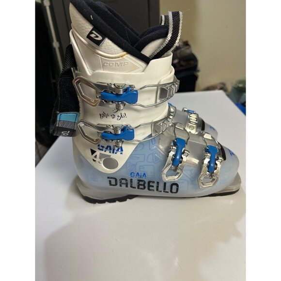 Diabello giai ski boots 22.5 blue white - Picture 2 of 10
